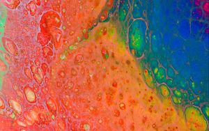 Preview wallpaper paint, stains, canvas, colorful, abstraction