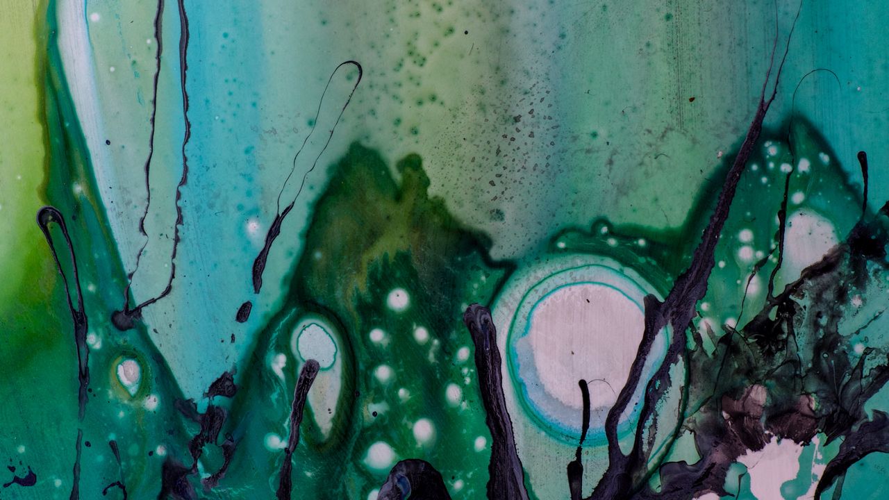 Wallpaper paint, stains, chaotic, abstraction, color