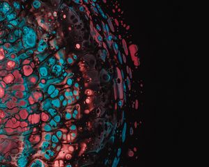 Preview wallpaper paint, stains, colorful, liquid, porous