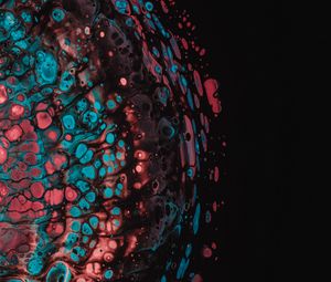 Preview wallpaper paint, stains, colorful, liquid, porous