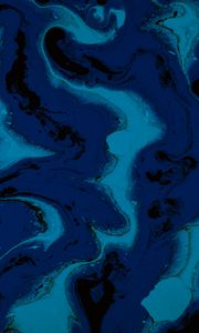 Preview wallpaper paint, stains, fluid art, liquid, blue