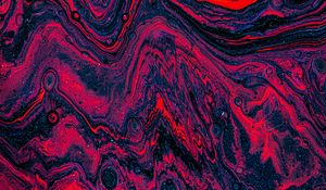 Preview wallpaper paint, stains, fluid art, abstraction, glitter, red