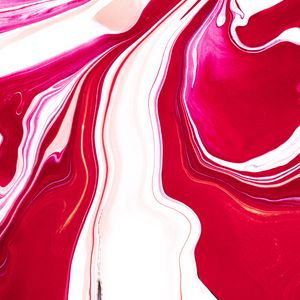 Preview wallpaper paint, stains, fluid art, abstraction, red, white