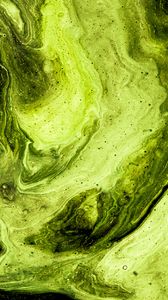 Preview wallpaper paint, stains, fluid art, abstraction, art, green