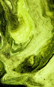 Preview wallpaper paint, stains, fluid art, abstraction, art, green