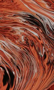 Preview wallpaper paint, stains, fluid art, abstraction, art, brown