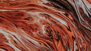 Preview wallpaper paint, stains, fluid art, abstraction, art, brown