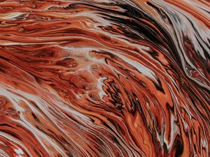 Preview wallpaper paint, stains, fluid art, abstraction, art, brown