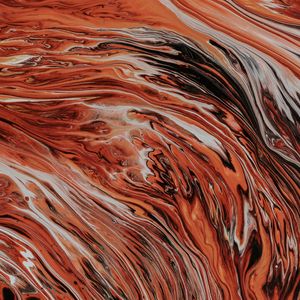 Preview wallpaper paint, stains, fluid art, abstraction, art, brown