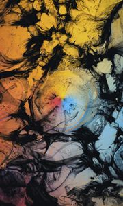 Preview wallpaper paint, stains, gradient, colorful, abstraction