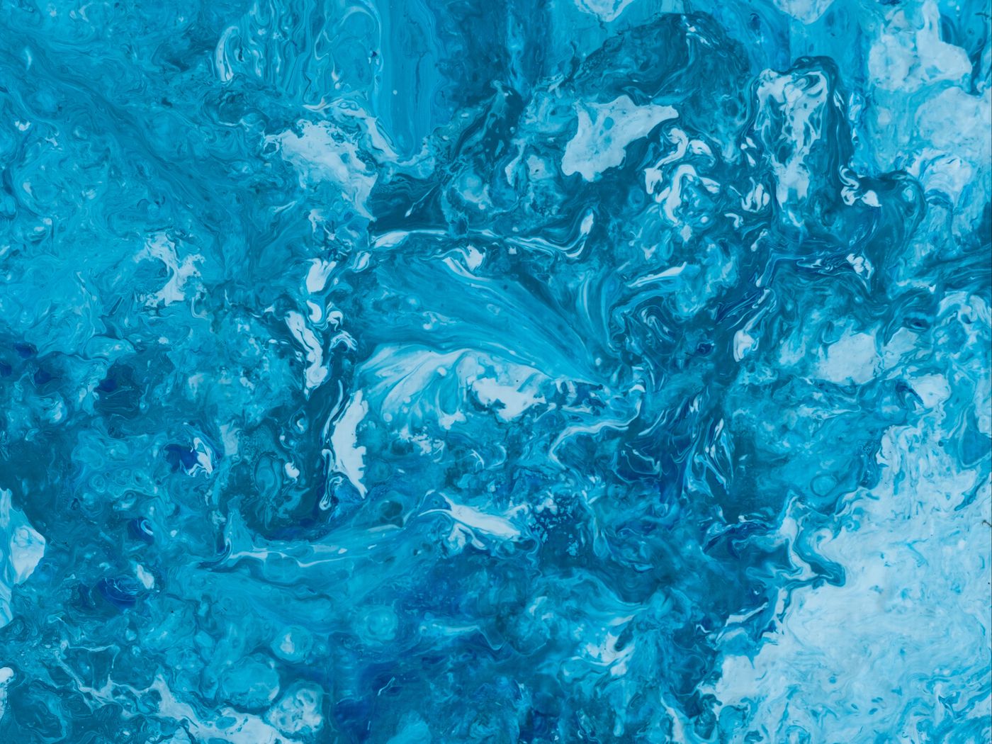 Download wallpaper 1400x1050 paint, stains, liquid, blue standard 4:3 ...