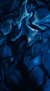 Preview wallpaper paint, stains, liquid, blue, abstraction