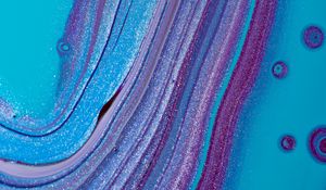Preview wallpaper paint, stains, liquid, blue, purple