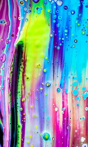 Preview wallpaper paint, stains, liquid, colorful, abstraction