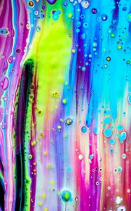 Preview wallpaper paint, stains, liquid, colorful, abstraction