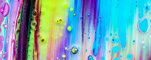 Preview wallpaper paint, stains, liquid, colorful, abstraction