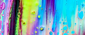 Preview wallpaper paint, stains, liquid, colorful, abstraction