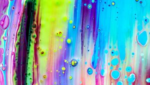 Preview wallpaper paint, stains, liquid, colorful, abstraction