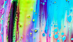 Preview wallpaper paint, stains, liquid, colorful, abstraction