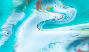 Preview wallpaper paint, stains, liquid, macro, abstraction, blue