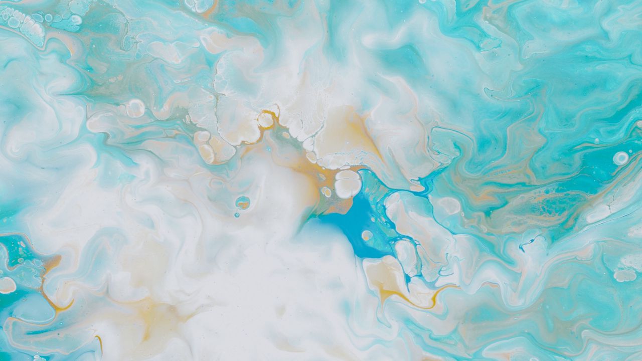 Wallpaper paint, stains, liquid, abstraction, macro, blue