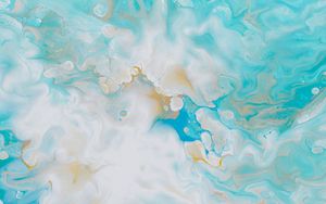 Preview wallpaper paint, stains, liquid, abstraction, macro, blue
