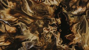 Preview wallpaper paint, stains, liquid, abstraction, brown