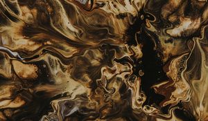 Preview wallpaper paint, stains, liquid, abstraction, brown