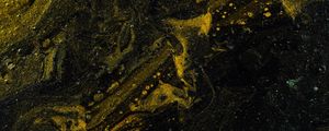 Preview wallpaper paint, stains, liquid, mixing, yellow, black