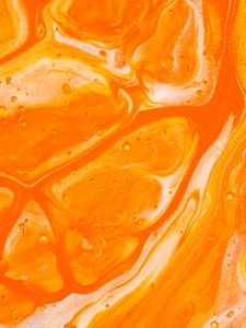 Preview wallpaper paint, stains, liquid, macro, orange, abstraction
