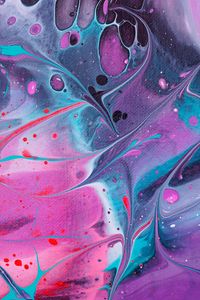 Preview wallpaper paint, stains, liquid, mixing, abstraction, colorful