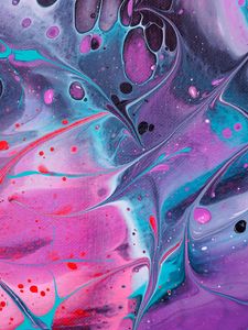 Preview wallpaper paint, stains, liquid, mixing, abstraction, colorful