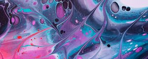Preview wallpaper paint, stains, liquid, mixing, abstraction, colorful