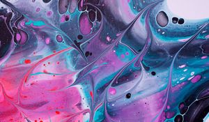 Preview wallpaper paint, stains, liquid, mixing, abstraction, colorful