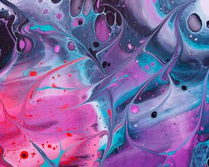 Preview wallpaper paint, stains, liquid, mixing, abstraction, colorful