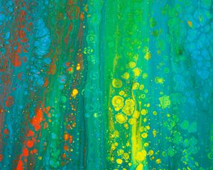 Preview wallpaper paint, stains, liquid, mixing, colorful, abstraction