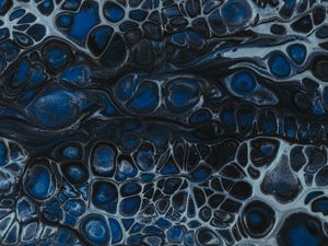 Preview wallpaper paint, stains, liquid, spots, abstraction, blue