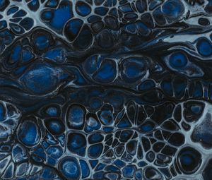 Preview wallpaper paint, stains, liquid, spots, abstraction, blue