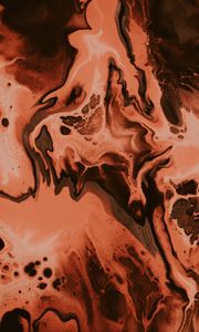 Preview wallpaper paint, stains, liquid, mixing, abstraction, brown