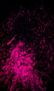 Preview wallpaper paint, stains, liquid, pink, black