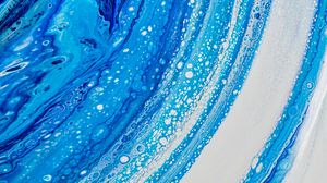 Preview wallpaper paint, stains, macro, abstraction, blue