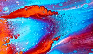 Preview wallpaper paint, stains, macro, liquid, colorful, abstraction