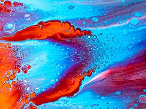Preview wallpaper paint, stains, macro, liquid, colorful, abstraction