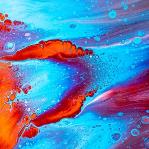 Preview wallpaper paint, stains, macro, liquid, colorful, abstraction