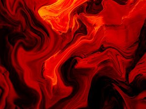 Preview wallpaper paint, stains, mixing, liquid, abstraction, red