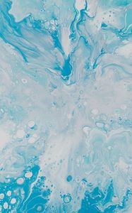 Preview wallpaper paint, stains, mixing, abstraction, blue