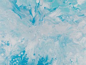 Preview wallpaper paint, stains, mixing, abstraction, blue