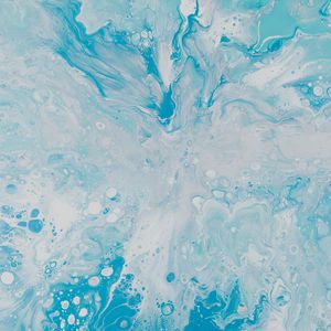 Preview wallpaper paint, stains, mixing, abstraction, blue