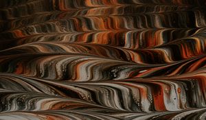 Preview wallpaper paint, stains, mixing, abstraction, brown