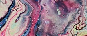 Preview wallpaper paint, stains, mixing, liquid, abstraction, colorful